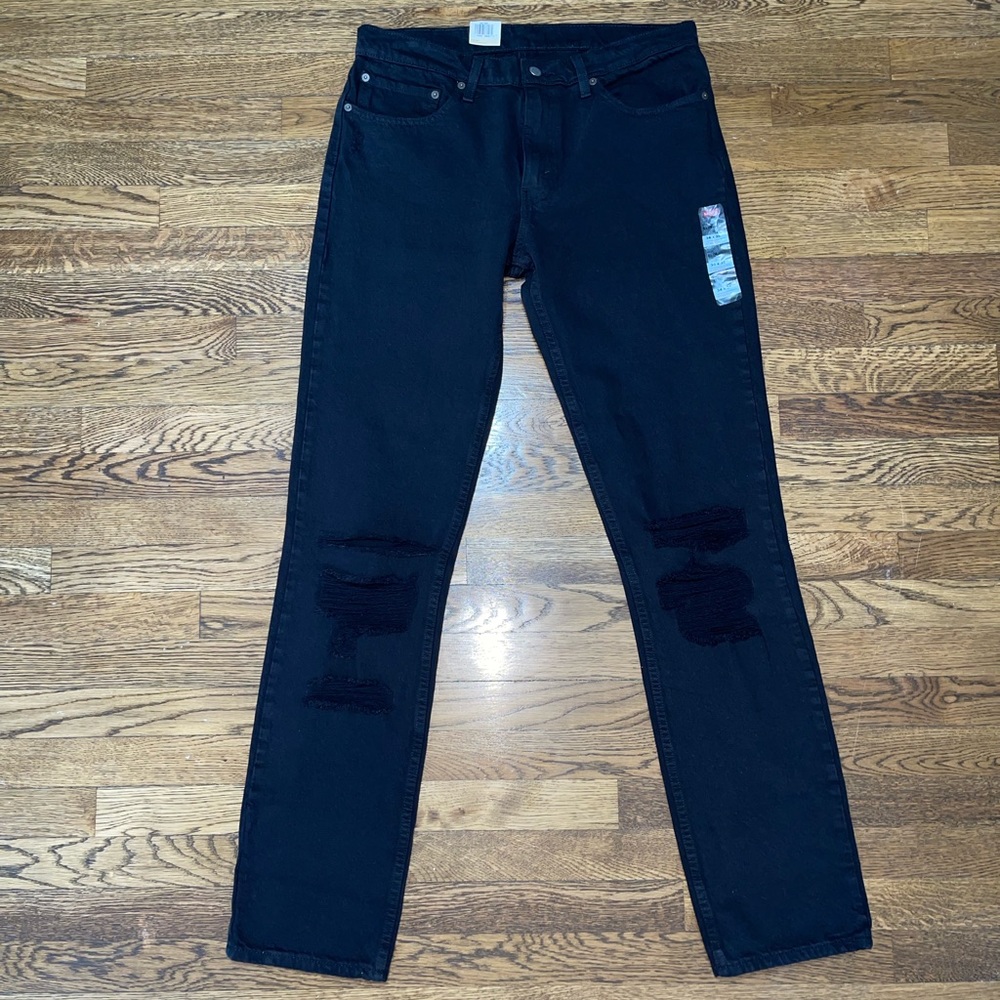 Levi’s black jeans slim fit men’s size 34 x 36 new